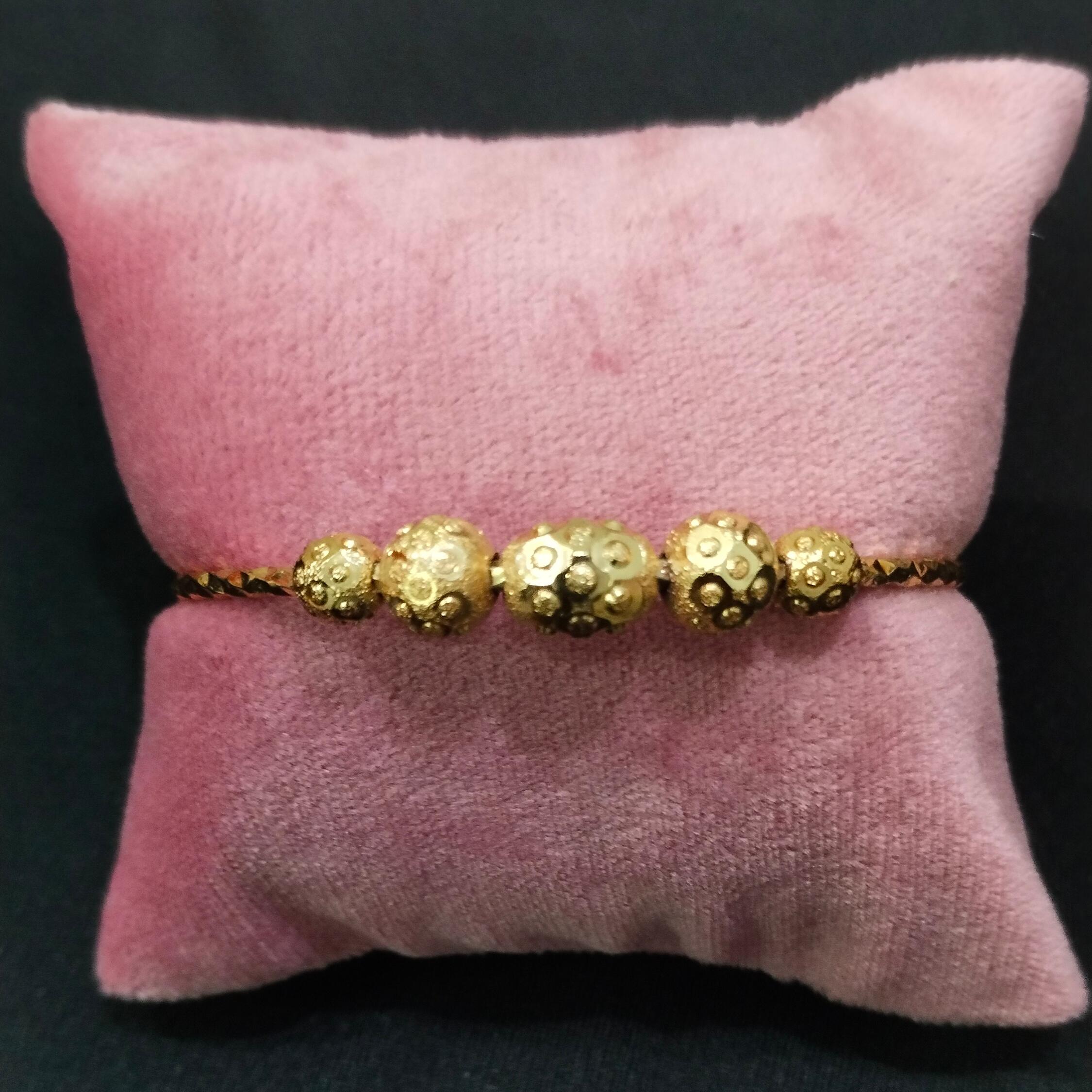 Gold Bead Bracelet - Image 1