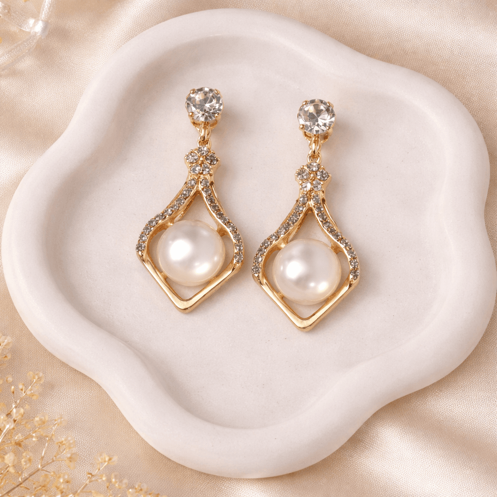 Pearl Drops Earrings - Image 1