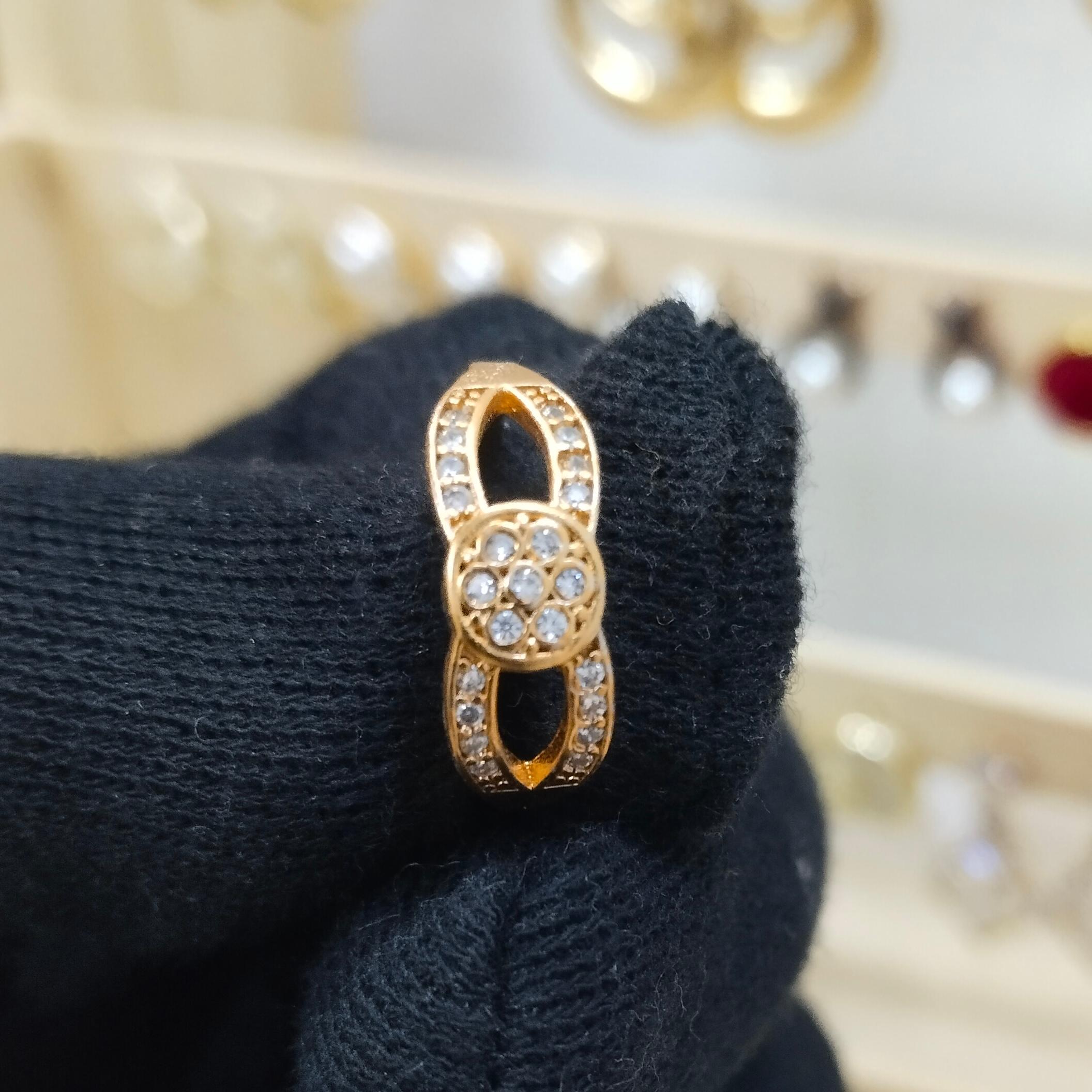 Gold Crystal Rings - Image 1